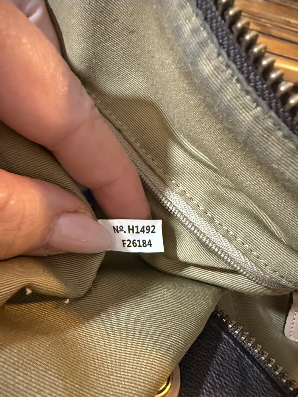 Coach Brown Signature Peyton Dome Satchel - Picture 13 of 16
